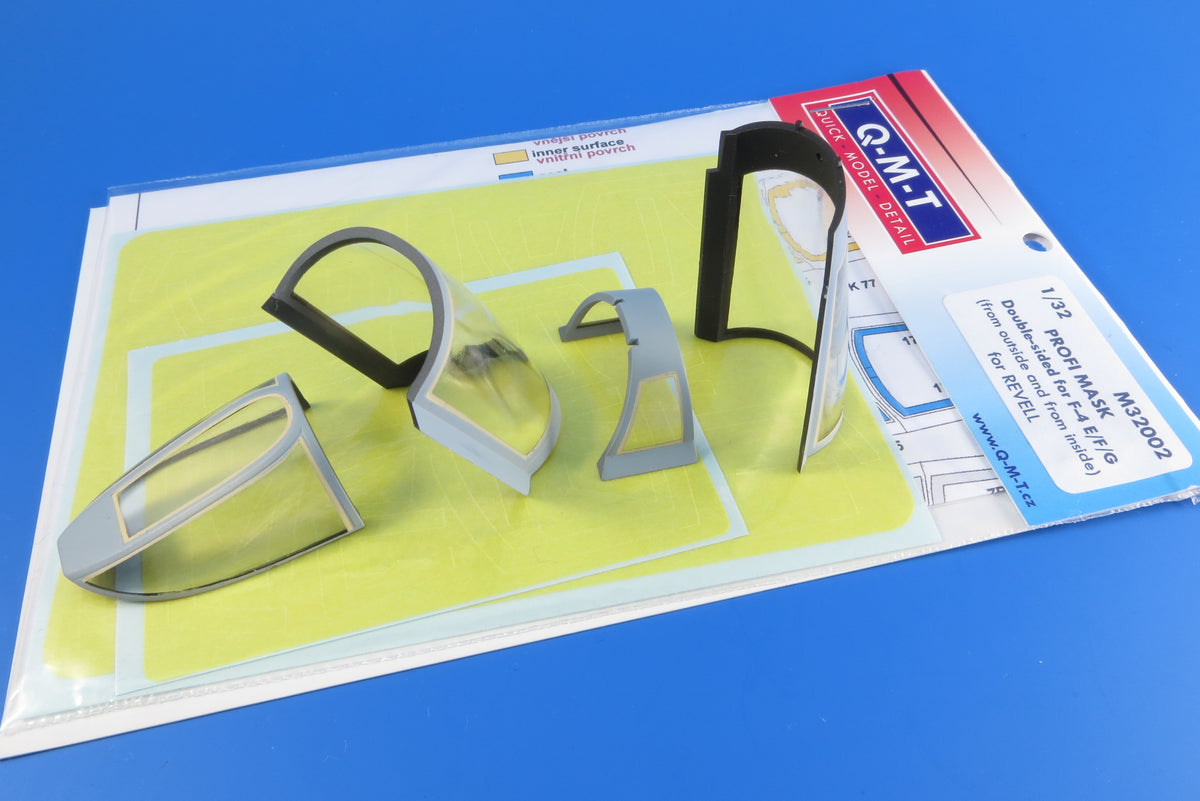 Q-M-T TM32002 1:32 Profi canopy mask double-sided(from outside and from inside) McDonnell F-4E/F-4F/F-4G