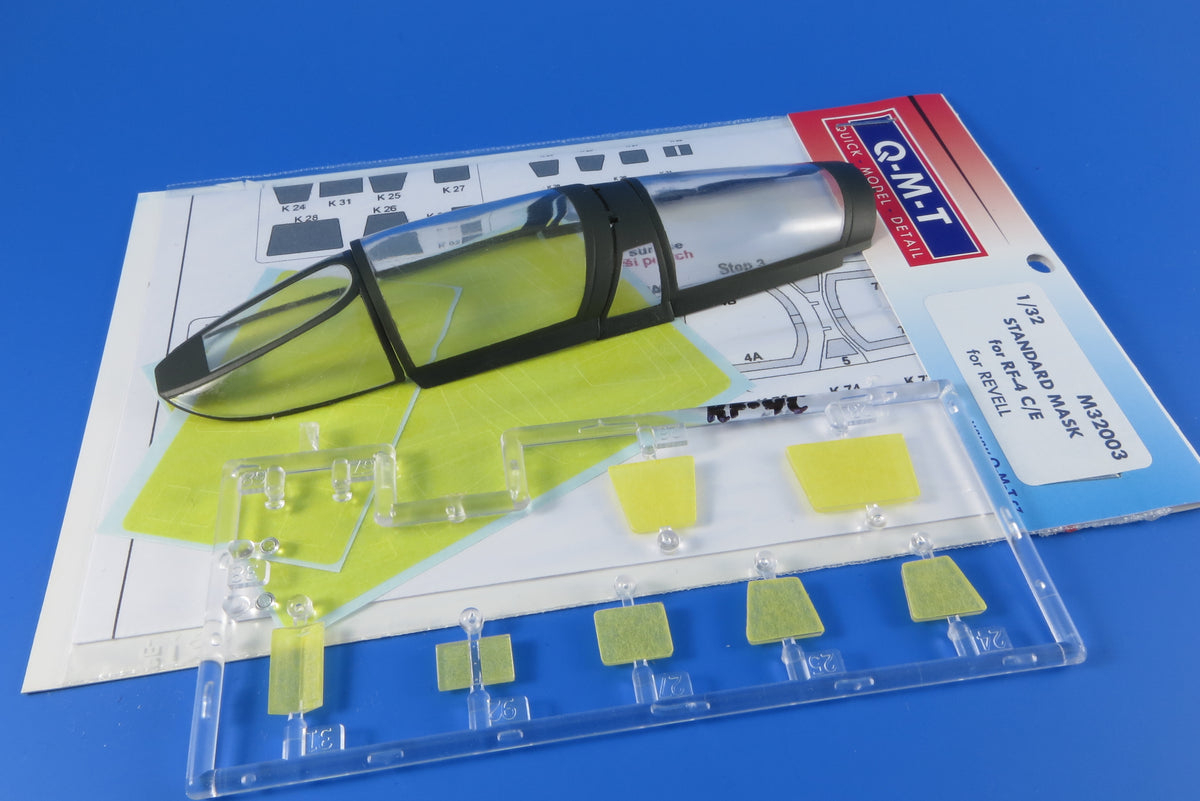 Q-M-T TM32003 1:32 Standard canopy mask for McDonnell RF-4C/RF-4E