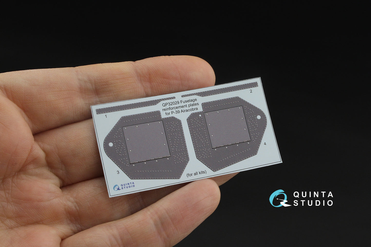 Quinta Studio QP32029 1:32 Bell P-39 Airacobra Fuselage reinforcement plates
