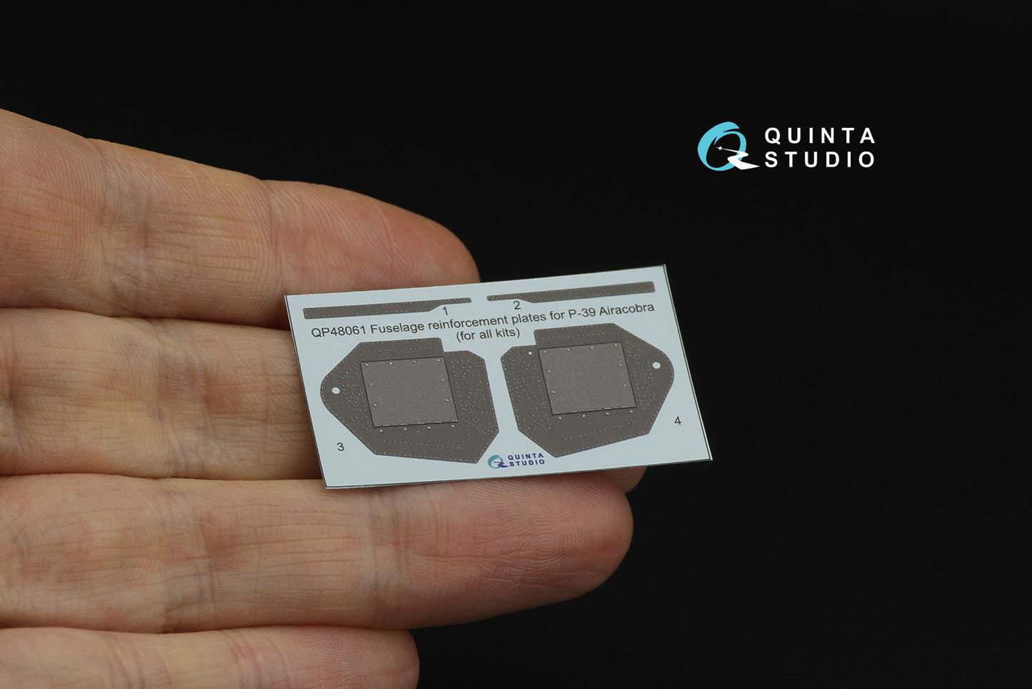 Quinta Studio QP48061 1:48 Bell P-39  Airacobra Fuselage reinforcement plates
