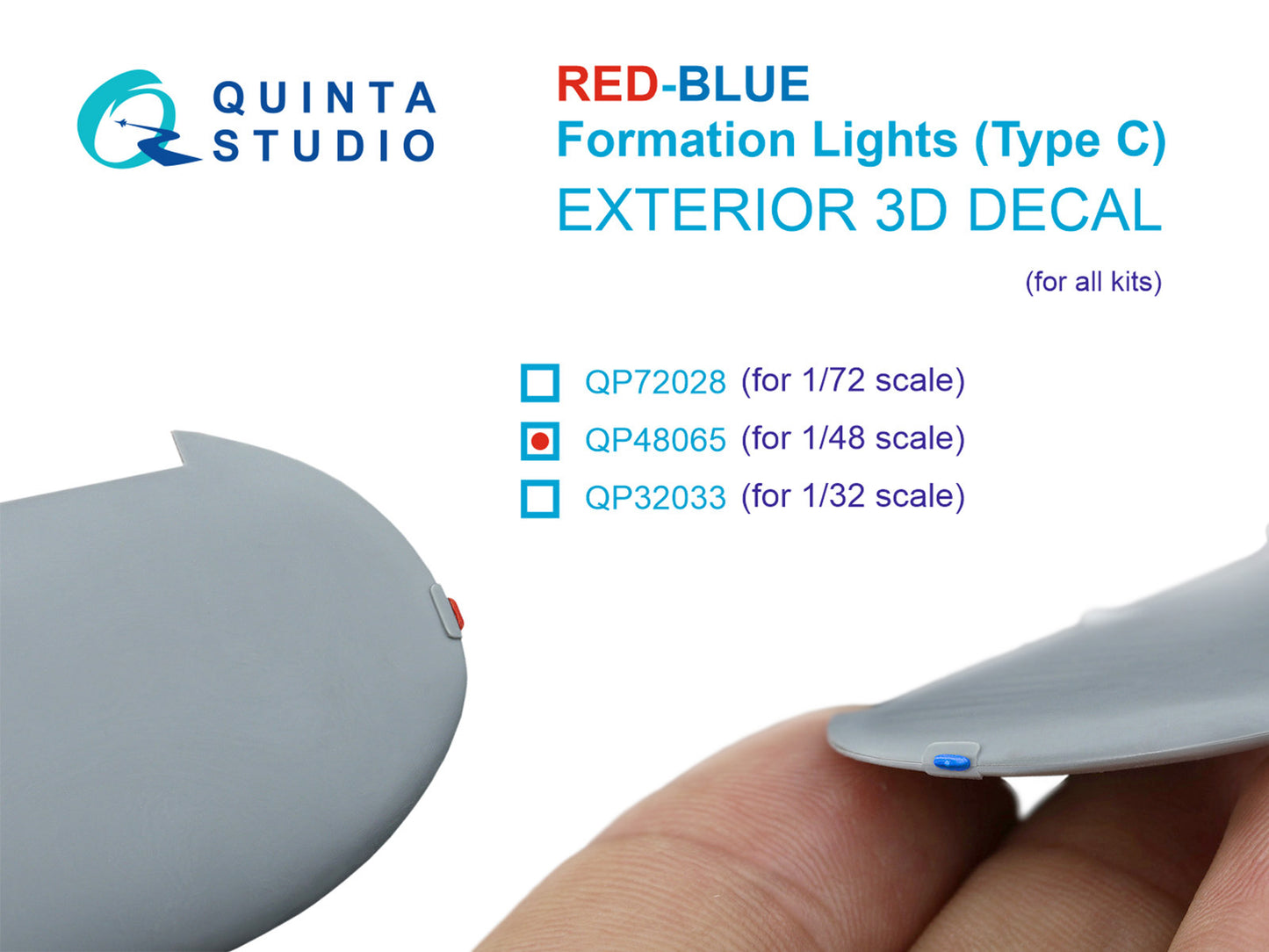Quinta Studio QP48065 1:48 Red-Blue Formation Lights (Type C)