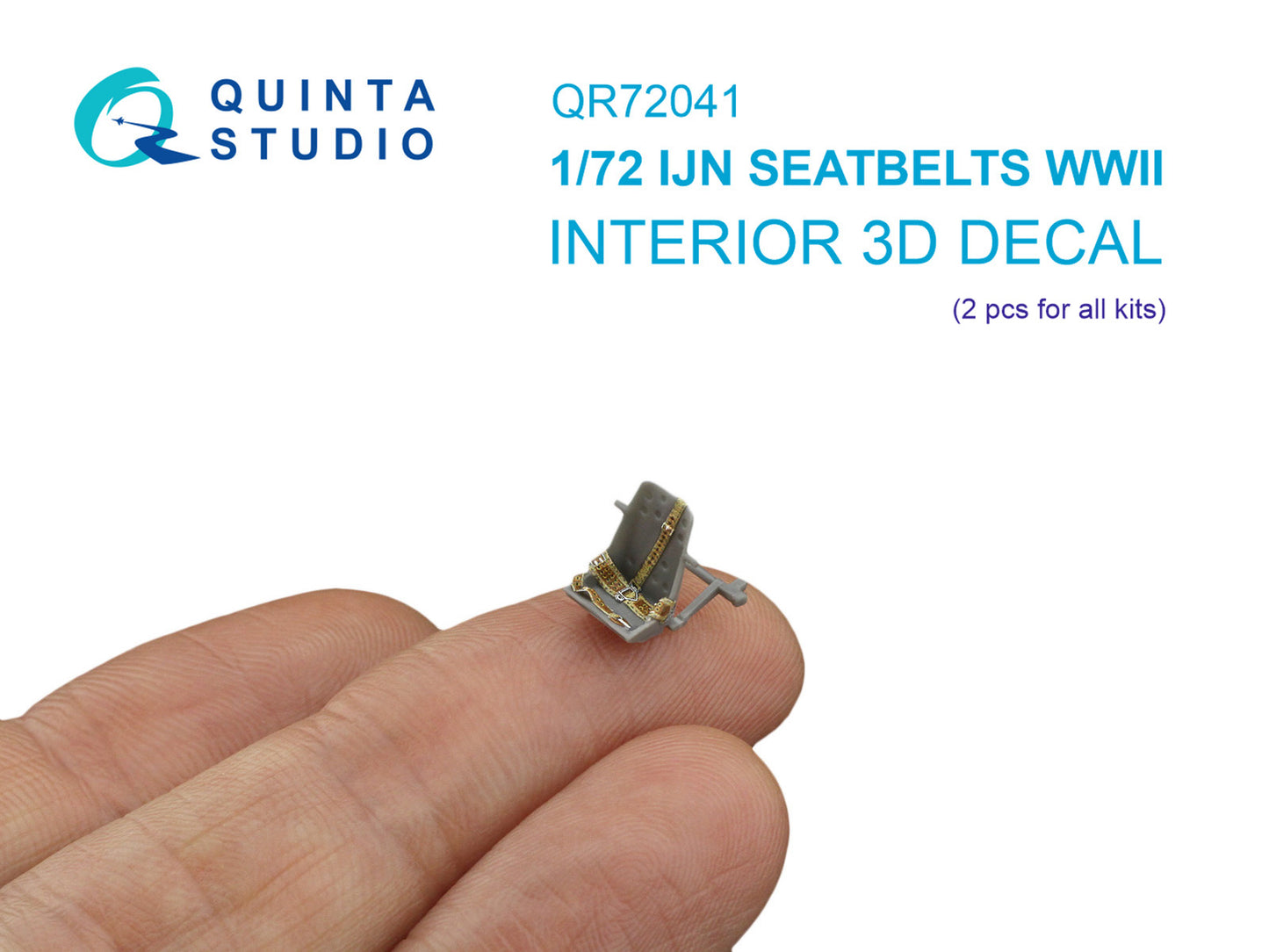 Quinta Studio QR72041 1:72 WWII Imperial Japanese Navy seat belts (for 2 seats)