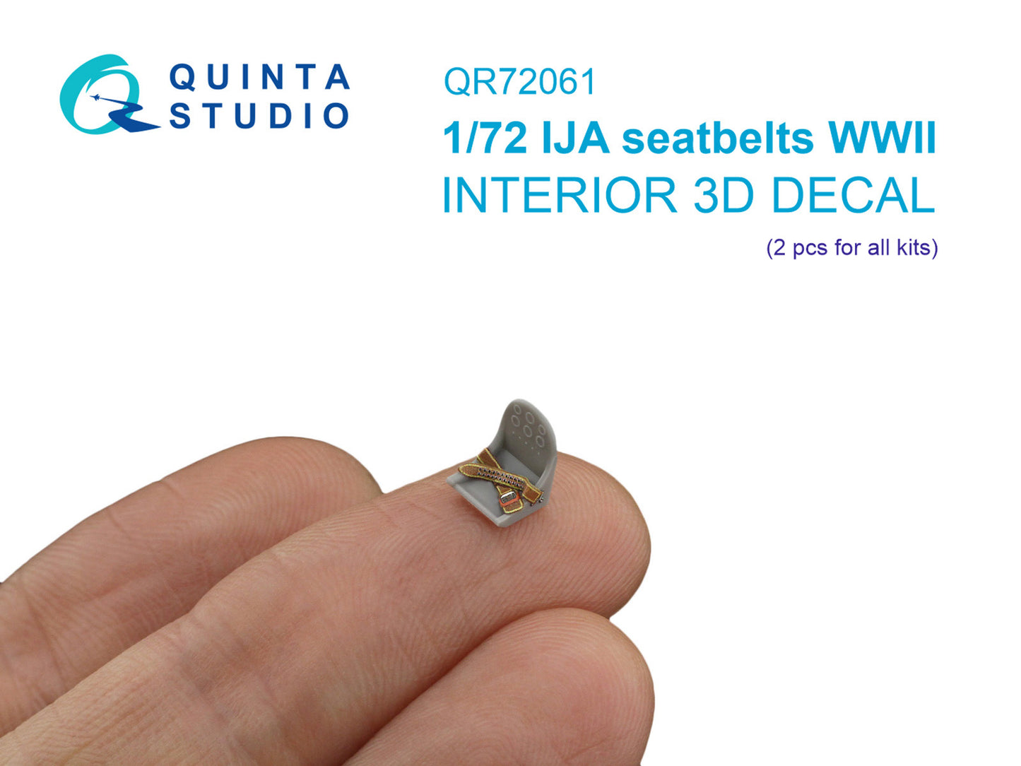 Quinta Studio QR72061 1:72 WWII Imperial Japanese Army seat belts (for 2 seats)