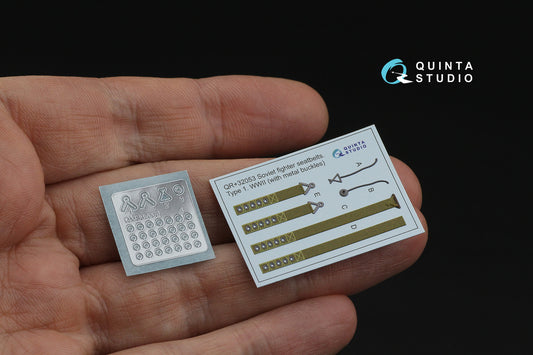 Quinta Studio QR+32053 1:32 WWII Red Army AF Seatbelts Type 1 (with metal buckles)