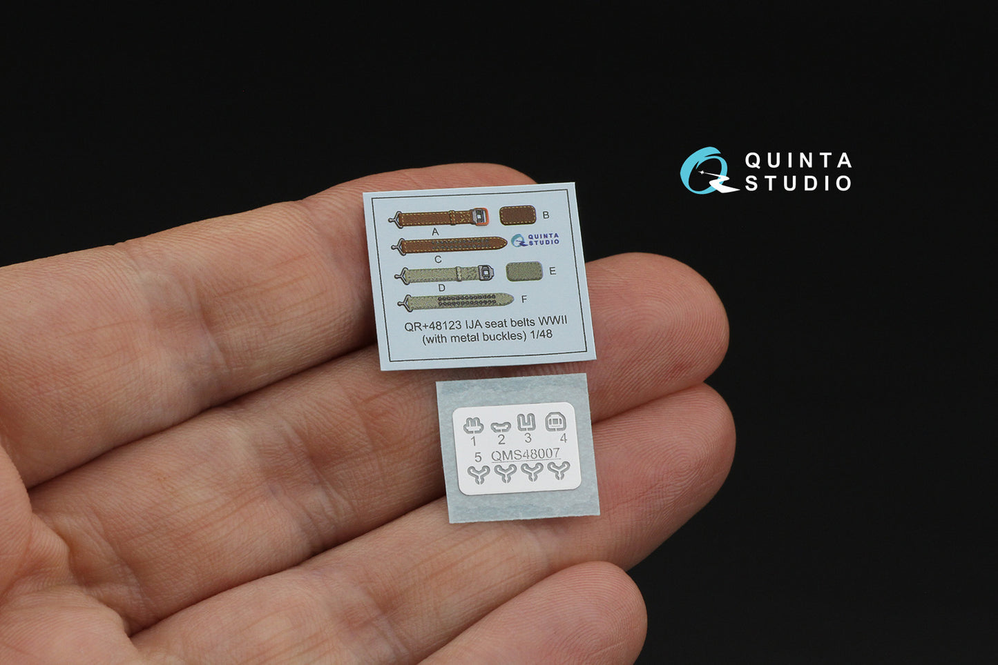 Quinta Studio QR+48123 1:48 WWII Imperial Japanese Army seat belts (with metal buckles)