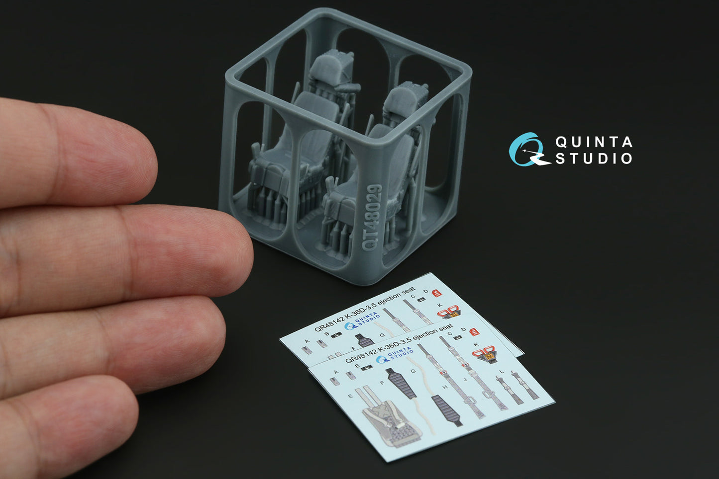 Quinta Studio QR+48142 1:48 K-36D-3,5 ejection seats, 2 pcs