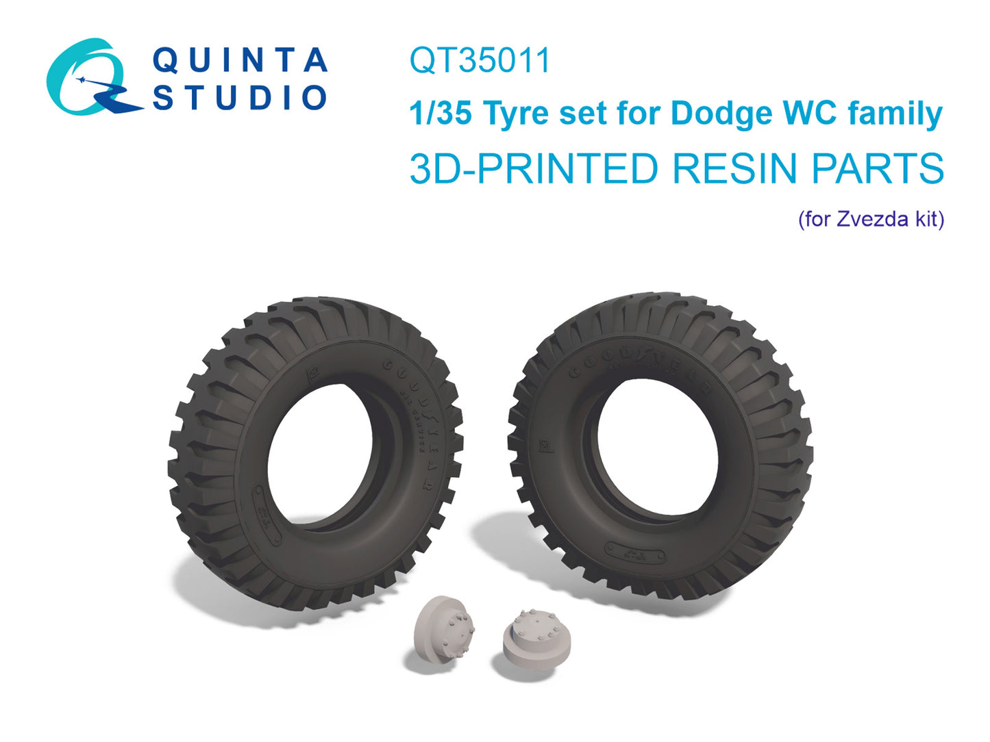 Quinta Studio QT35011 1:35 Dodge WC-54 Family tyre set