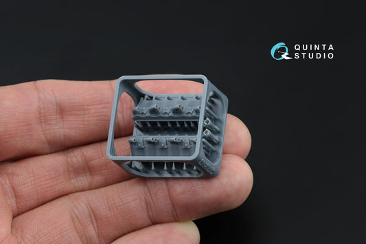 Quinta Studio QT48143 1:48 Yakovlev Yak-7B/Yak-9D Ratchet and late Exhaust