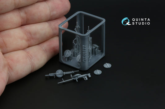Quinta Studio QT48177 1:48 Te-4, WWII IJA Machine Gun, 2 pcs