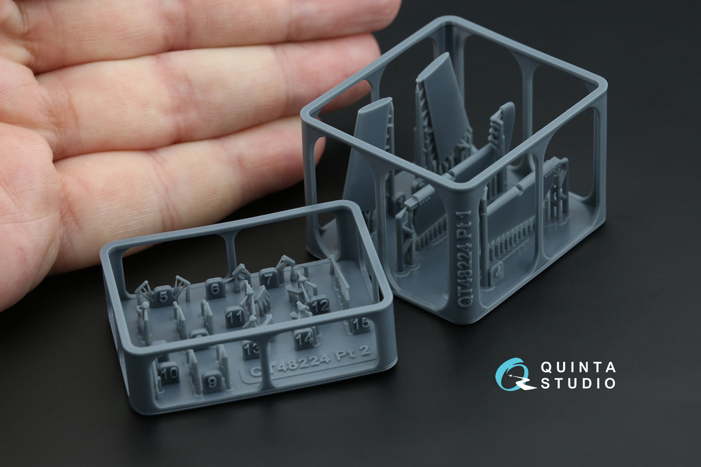 Quinta Studio QT48224 1:48 Sukhoi Su-31 Deflected Control Surfaces And Exterior Detail Set