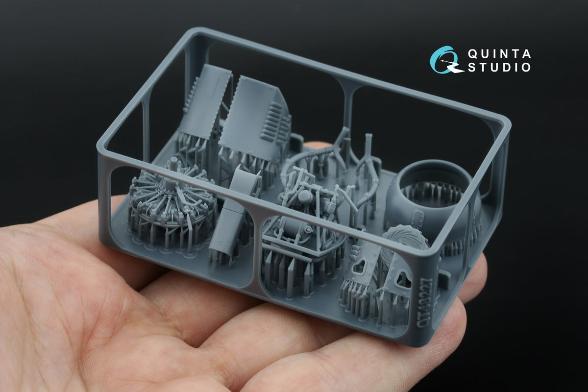 Quinta Studio QT48227 1:48 Sukhoi Su-31 Engine With Removed Cowls