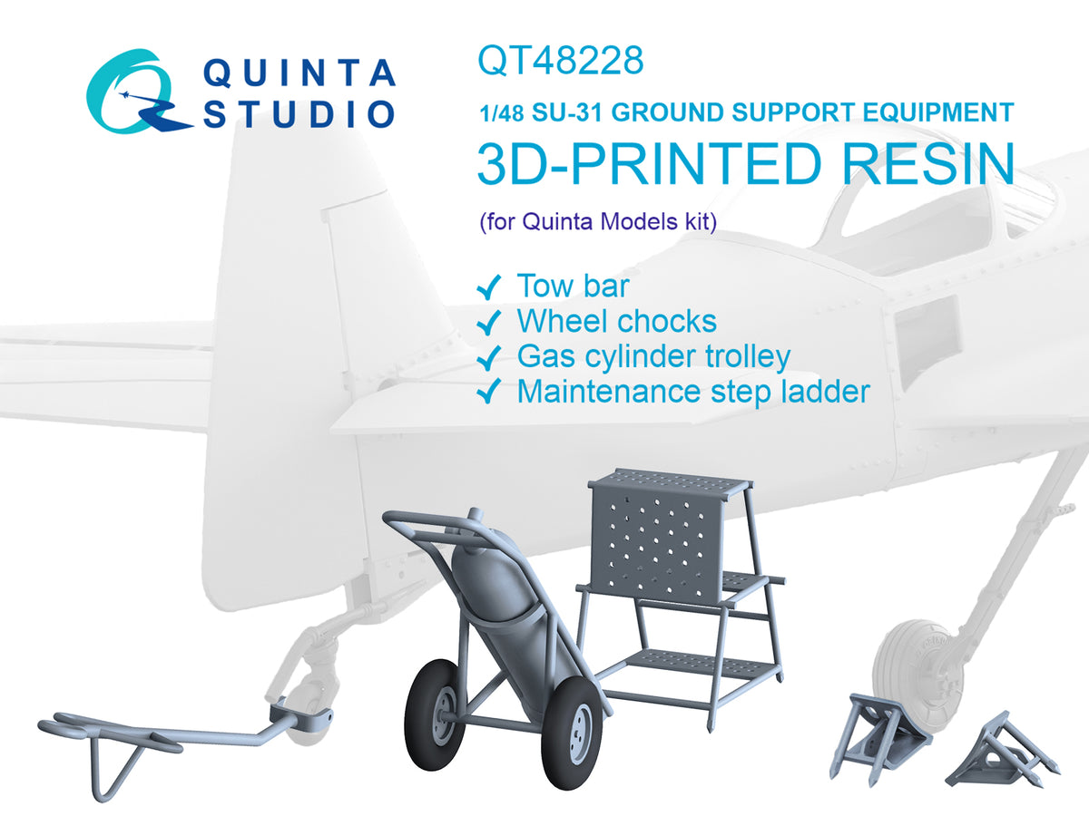 Quinta Studio QT48228 1:48 Sukhoi Su-31 Ground Support Equipment