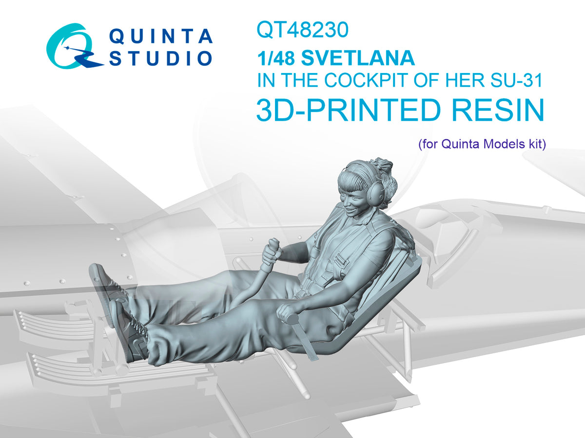 Quinta Studio QT48230 1:48 Svetlana sitting in Sukhoi Su-31