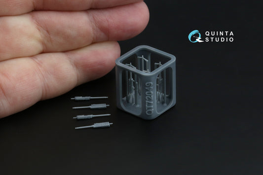 Quinta Studio QT72049 1:72 Browning .30 M2 AN (fixed) Machine Gun, 4 pcs
