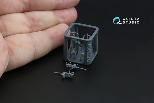 Quinta Studio QT72050 1:72 Browning .30 M2 AN (flexible) Machine Gun, 2 pcs