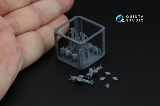 Quinta Studio QT72071 1:72 Japanese Type 89 (Special), WWII IJA Twin Machine Gun Mount, 2 pcs