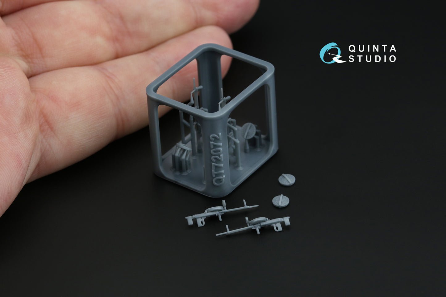 Quinta Studio QT72072 1:72 Japanese Te-4, WWII IJA Machine Gun, 2 pcs