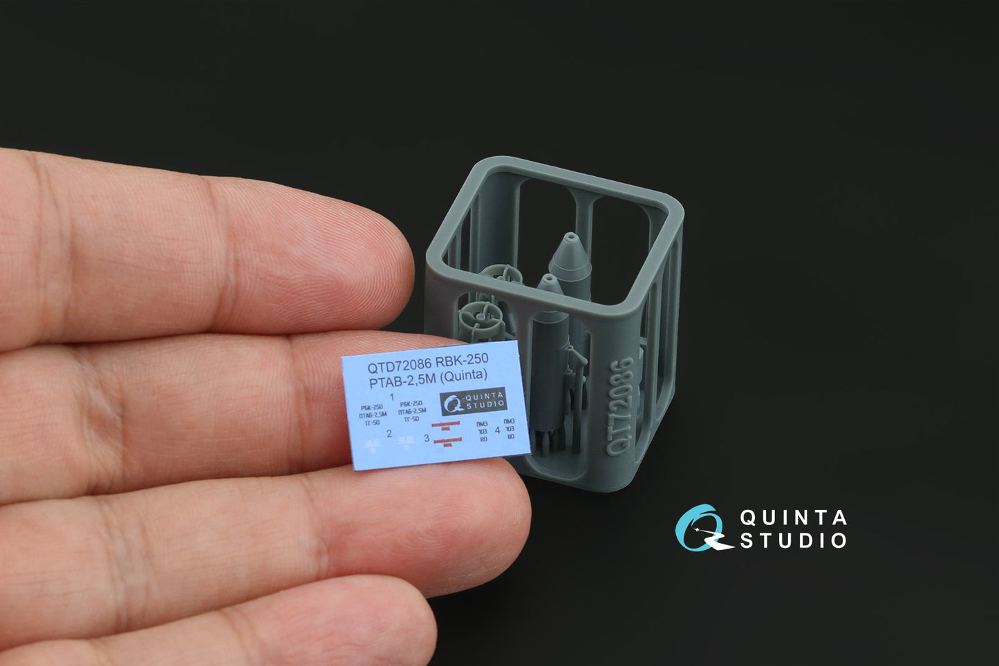 Quinta Studio QT72086 1:72 RBK-250 PTAB-2.5 Cluster Bombs