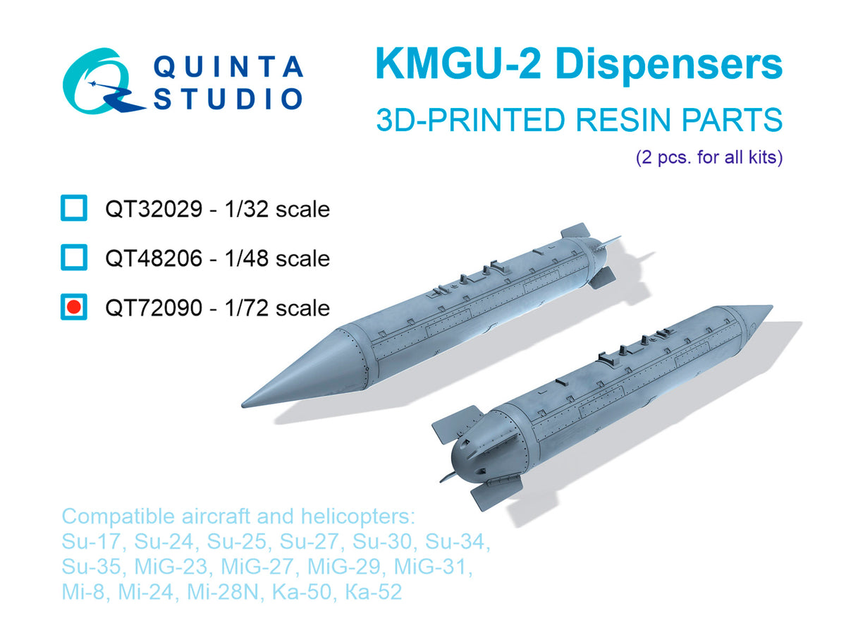 Quinta Studio QT72090 1:72 KMGU-2 Dispensers