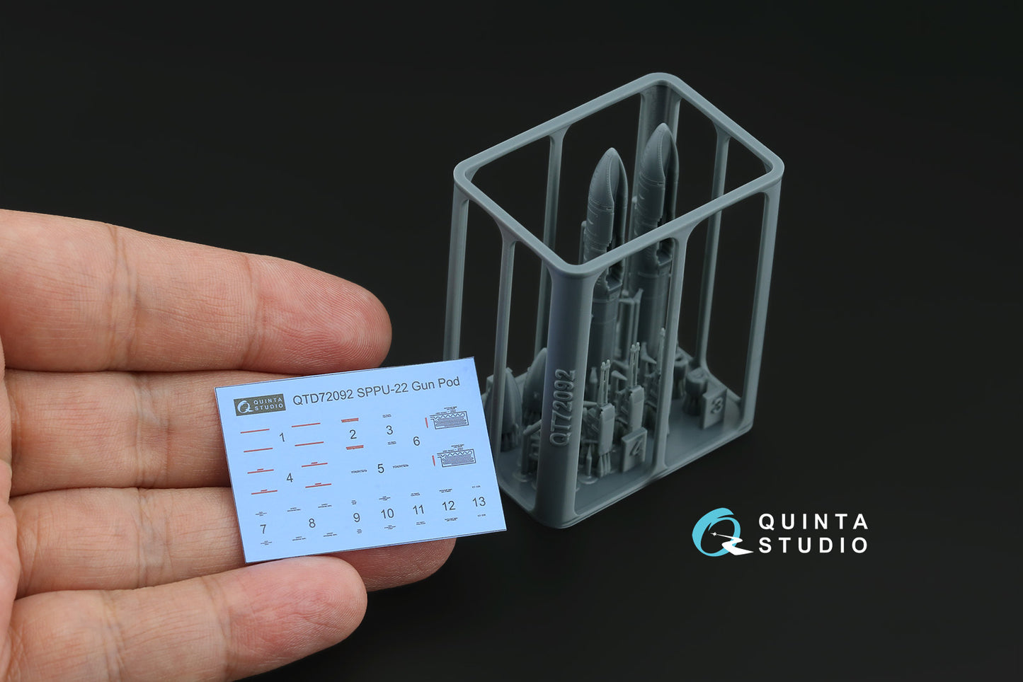 Quinta Studio QT72092 1:72 SPPU-22 Gun Pods