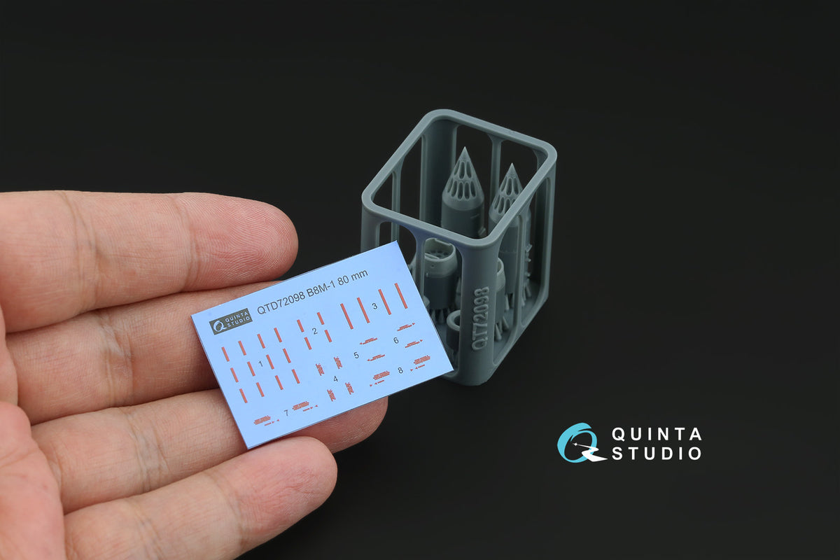 Quinta Studio QT72098 1:72 B8M-1 80mm Rocket Pods