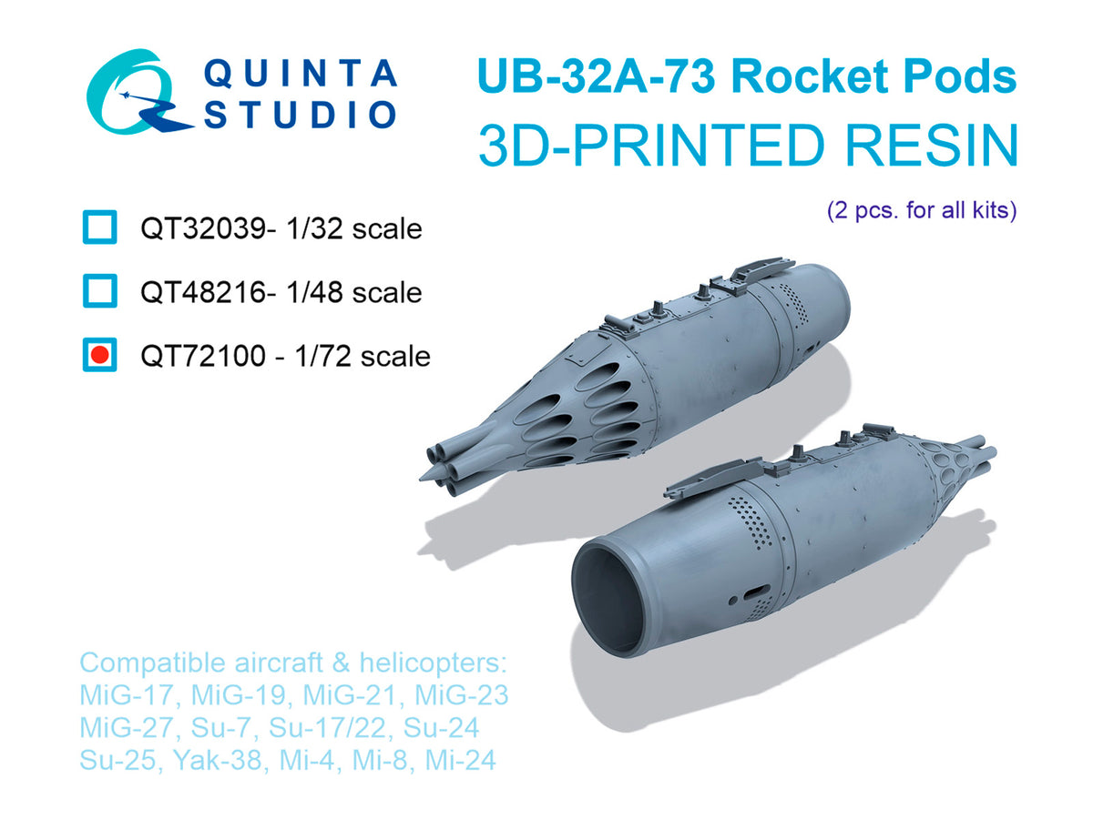 Quinta Studio QT72100 1:72 UB-32A-73 Rocket Pods