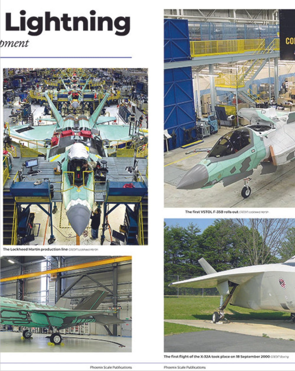 Phoenix Scale Publications R2RBLUE04 - Lockheed Martin F-35 Lightning II By Andy Evans