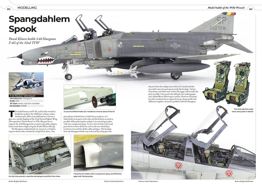 Phoenix Scale Publications Real to Replica 3 Wild Weasels Defence suppression & electronic warfare aircraft by Andy Evans & Stephen J Di Nucci