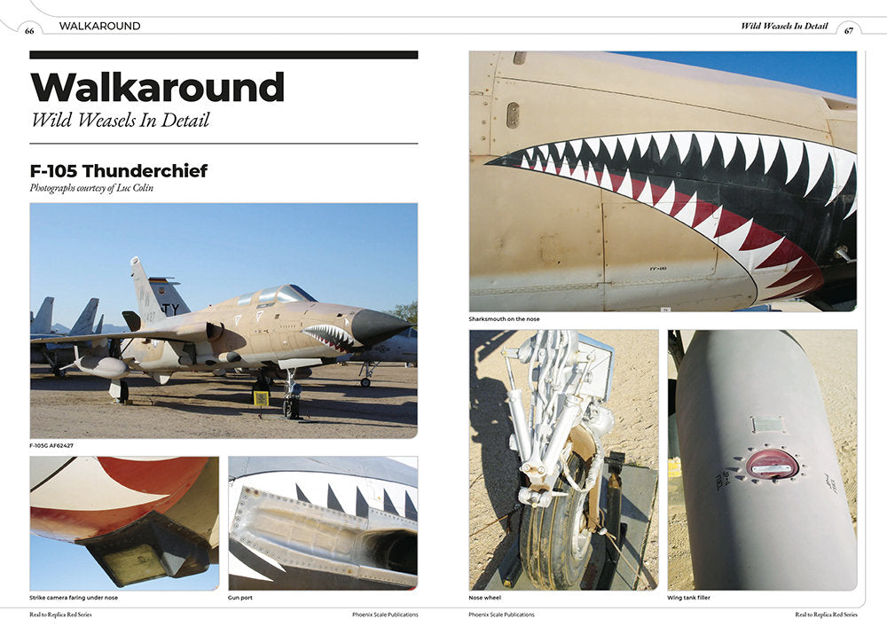 Phoenix Scale Publications Real to Replica 3 Wild Weasels Defence suppression & electronic warfare aircraft by Andy Evans & Stephen J Di Nucci
