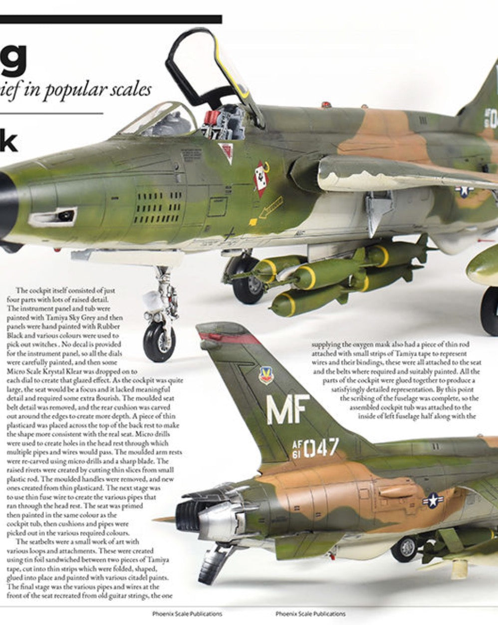 Phoenix Scale Publications R2RRED04 - Republic F-105 Thunderchief by Andy Evans [F-105B F-105D F-105F F-105G]
