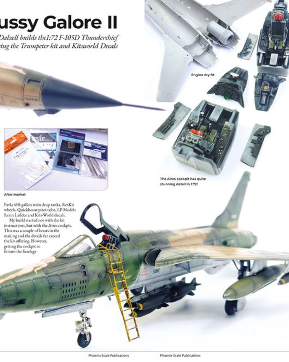 Phoenix Scale Publications R2RRED04 - Republic F-105 Thunderchief by Andy Evans [F-105B F-105D F-105F F-105G]