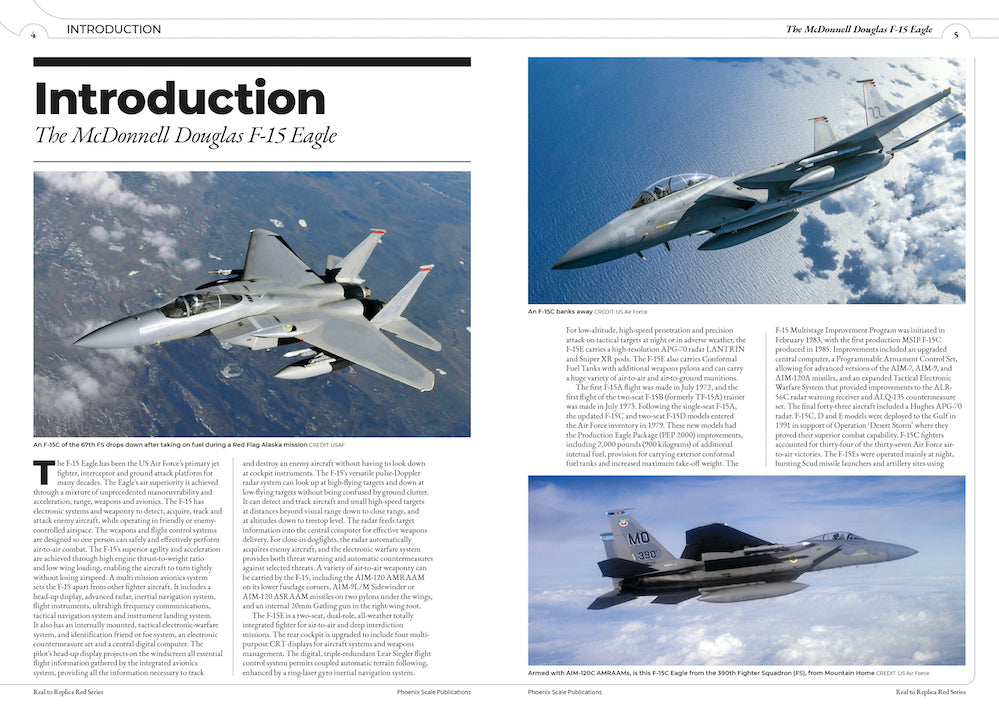 Phoenix Scale Publications R2RRED06 - The McDonnell F-15 Eagle US Airforce & International Versions by Andy Evans