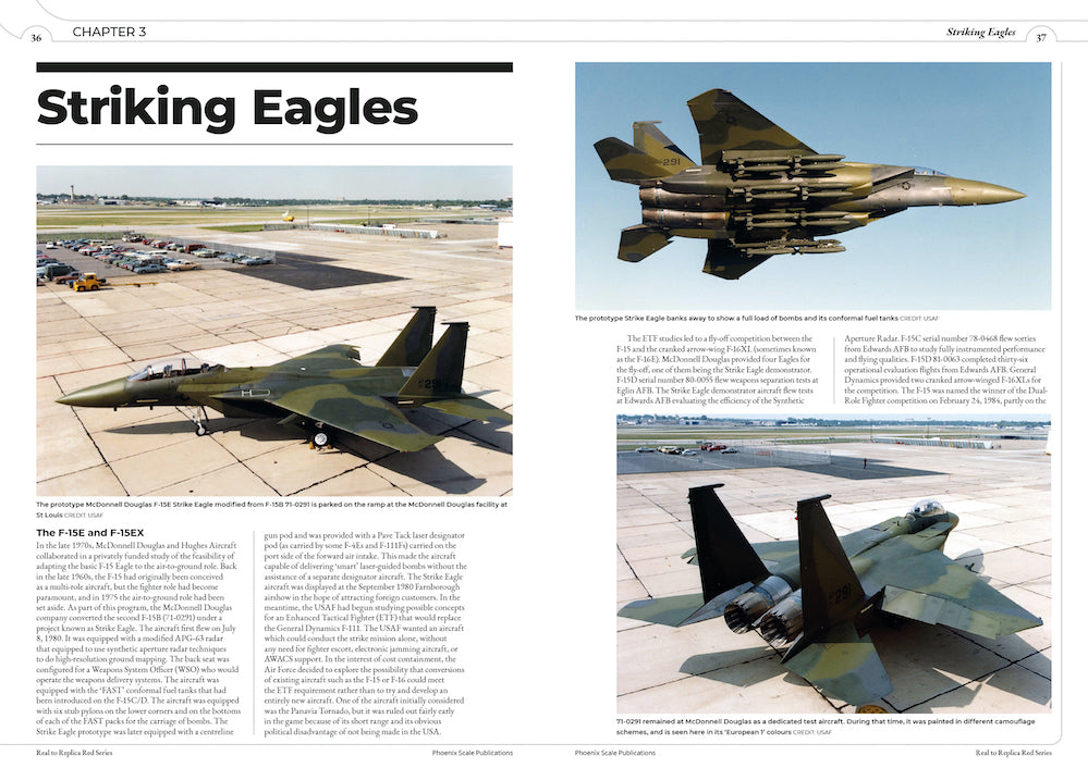 Phoenix Scale Publications R2RRED06 - The McDonnell F-15 Eagle US Airforce & International Versions by Andy Evans