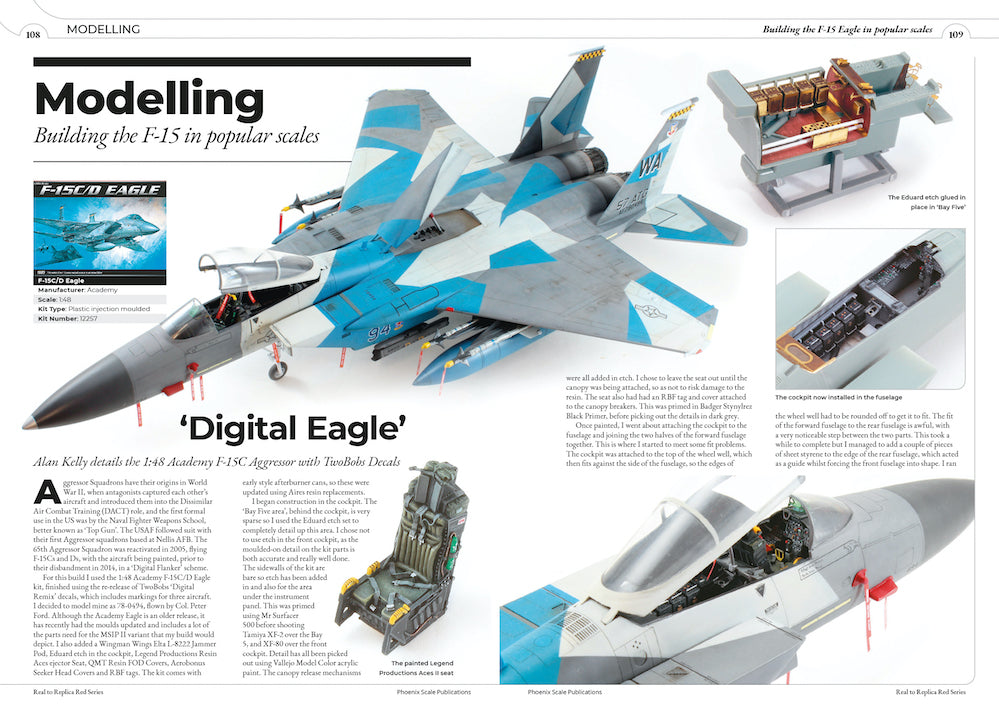 Phoenix Scale Publications R2RRED06 - The McDonnell F-15 Eagle US Airforce & International Versions by Andy Evans