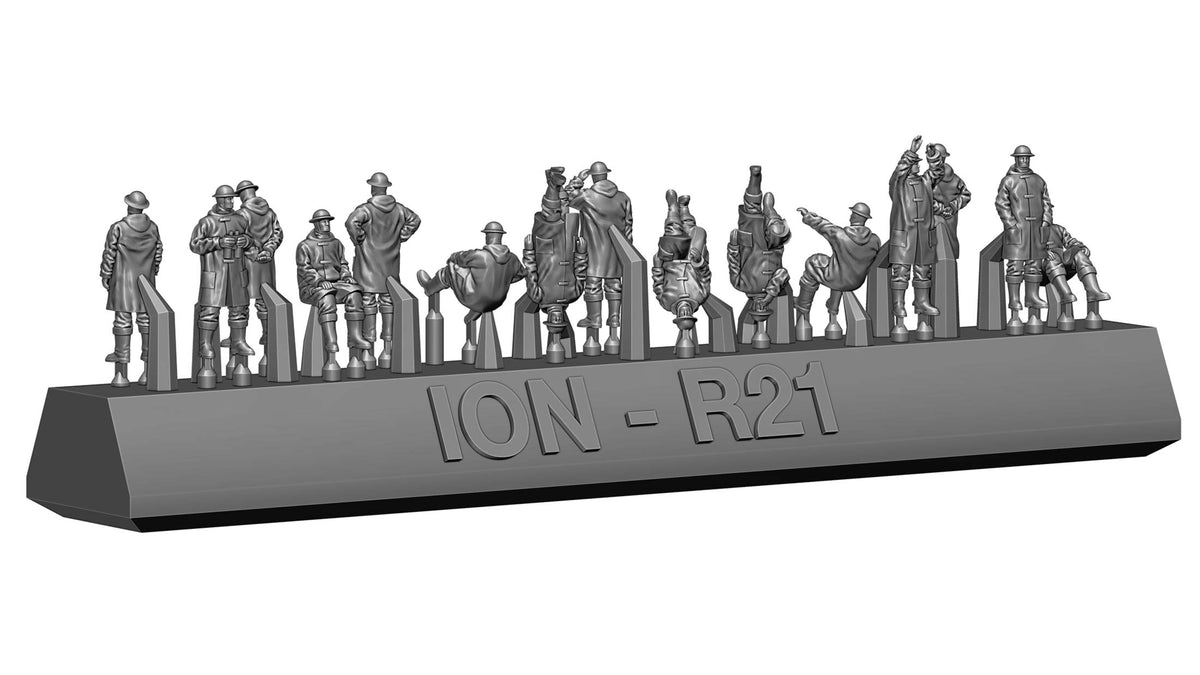 ION Model R350-002 1:350 ION MODEL Royal Navy - Rough weather