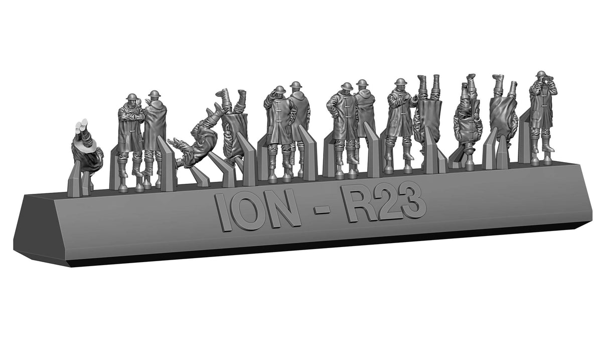 ION Model R350-002 1:350 ION MODEL Royal Navy - Rough weather