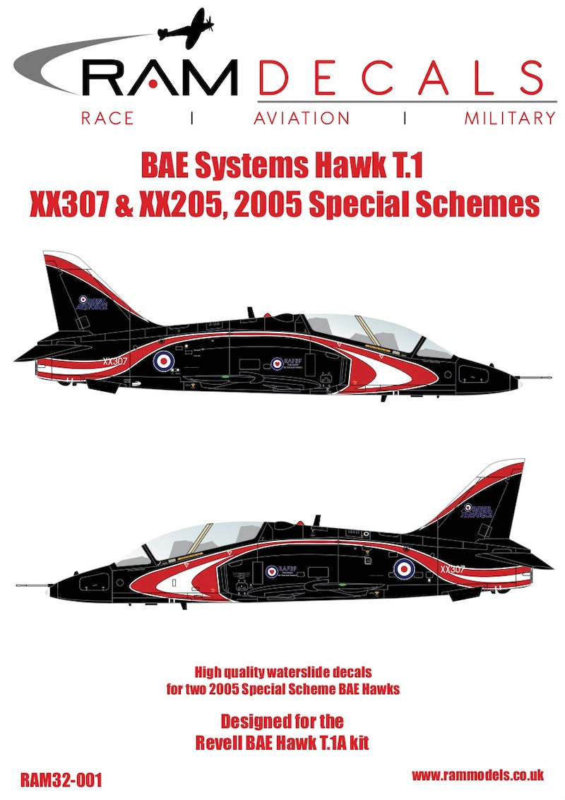 Ram Models M32001 1:32 BAe Systems Hawk 2007 Special Scheme