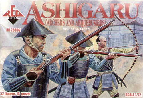 Red Box RB 72006 1:72 Japanese Ashigaru (Archers and Arquebusiers)