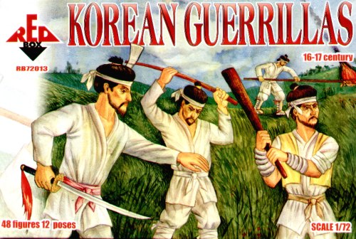 Red Box RB 72013 1:72 Korean Guerrillas 16-17 Century