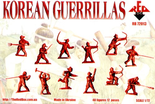 Red Box RB 72013 1:72 Korean Guerrillas 16-17 Century