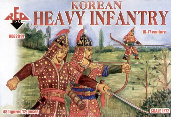 Red Box RB 72014 1:72 Korean Heavy Infantry 16th 17th Century