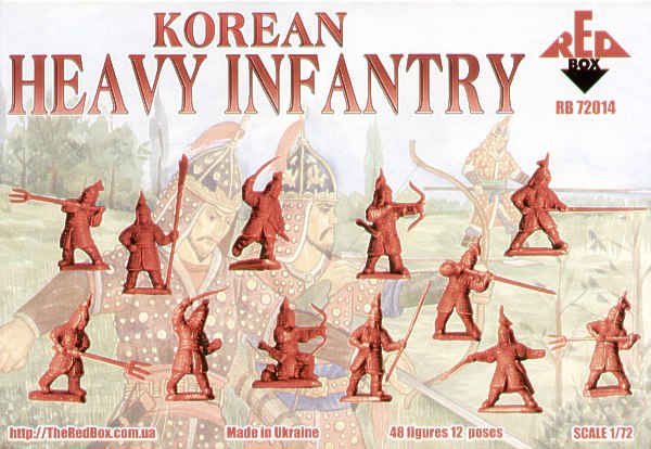 Red Box RB 72014 1:72 Korean Heavy Infantry 16th 17th Century