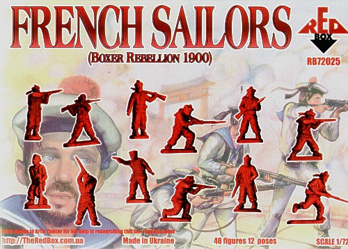 Red Box RB 72025 1:72 French sailors (Boxer Uprising)