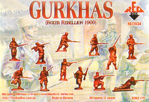 Red Box RB 72034 1:72 Gurkhas (Boxer Rebellion)