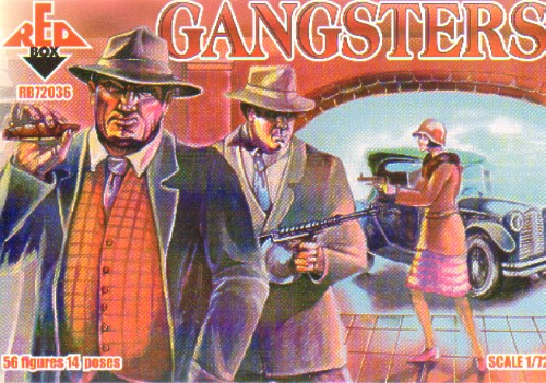 Red Box RB 72036 1:72 American Gangsters 1920's era