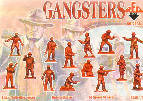 Red Box RB 72036 1:72 American Gangsters 1920's era