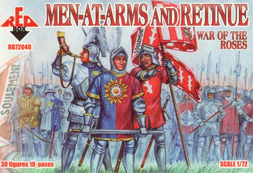 Red Box RB 72040 1:72 War of the Roses 1. Men-at-Arms and Retinue.