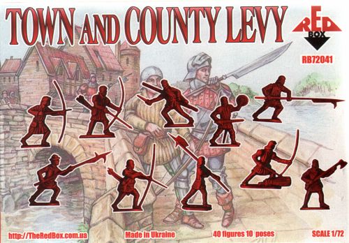 Red Box RB72041 1:72 Town and County Levy War of the Roses