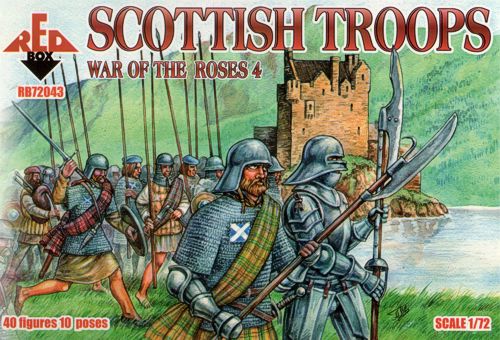 Red Box RB 72043 1:72 Scottish troops, War of the Roses 4