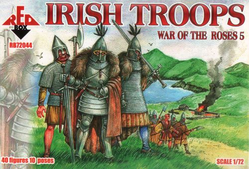 Red Box RB 72044 1:72 War of the Roses Irish Troops